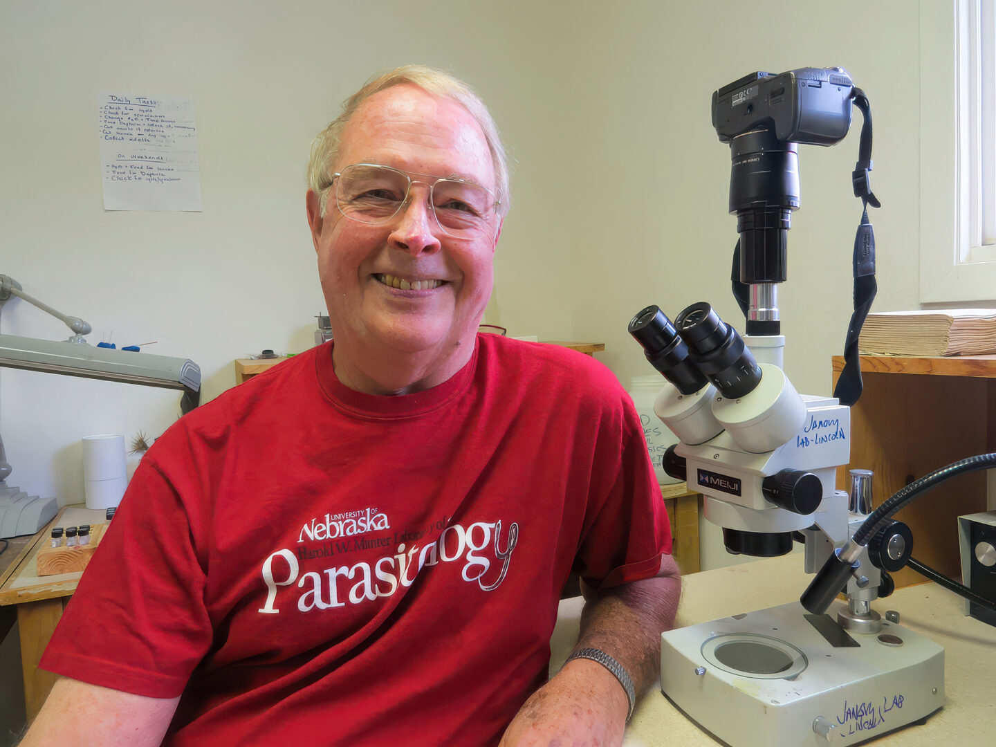 Nebraska parasitologist John Janovy Jr.