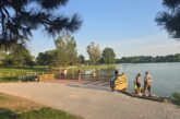 Angler access platform at Holmes Lake. Nebraska Game & Parks Commission photo.