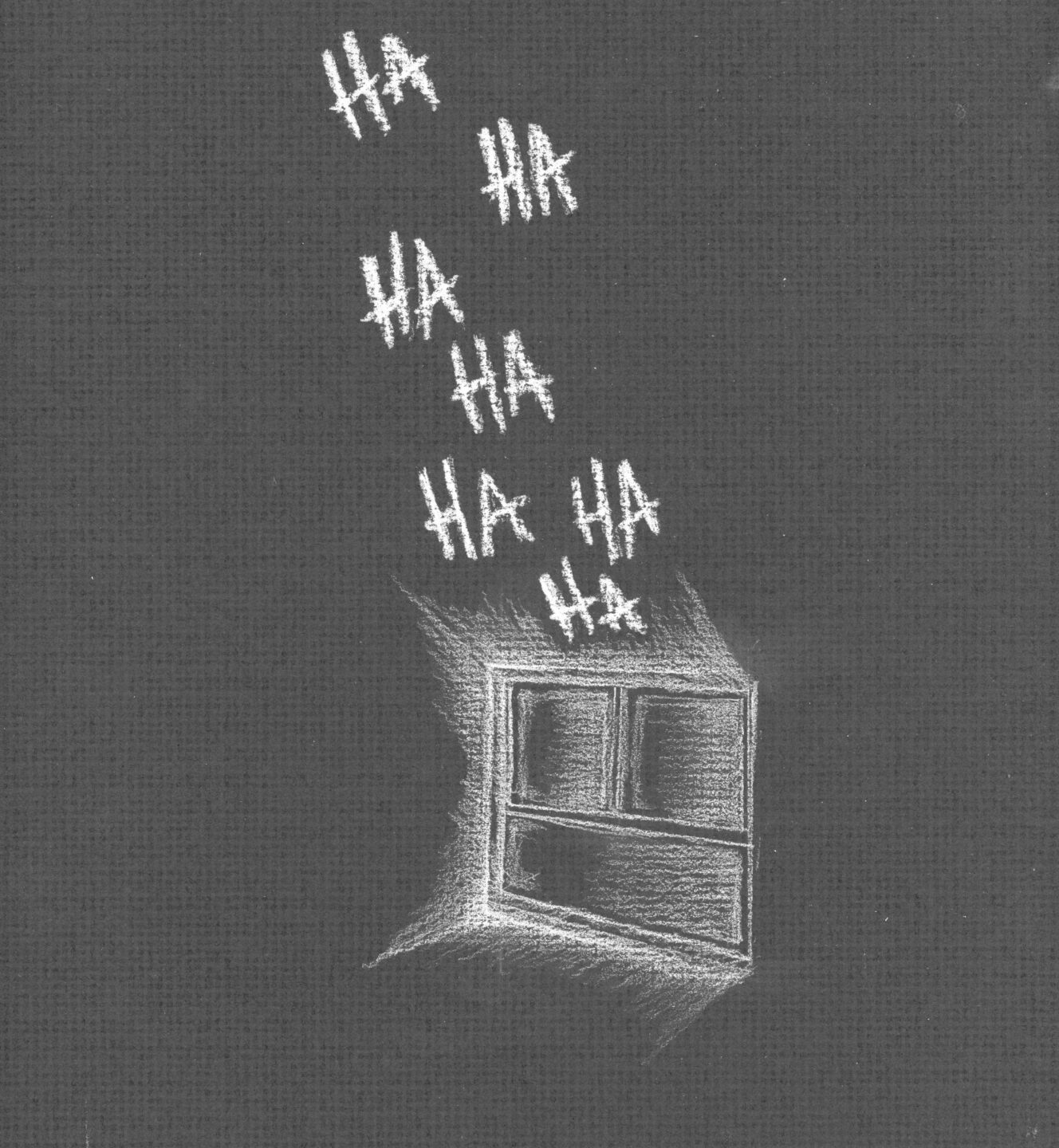 Laughing near window. Illustration by Ryan Holt.